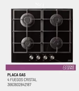 Oferta de Cristal - Placa Gas en Brico Depôt