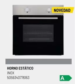 Oferta de Horno Estatico Inox en Brico Depôt