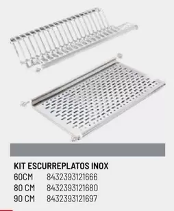 Oferta de Kit Escurreplatos Inox en Brico Depôt