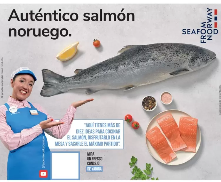 Oferta de Auténtico Salmón Noruego en Consum