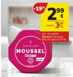 Oferta de Moussel - Gel De Bano por 2,99€ en Consum