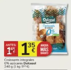 Oferta de Dulcesol - Craissants Integrales 0% Azúcares por 1,35€ en Consum