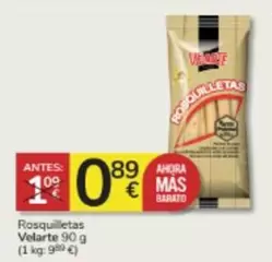 Oferta de Velarte - Rosquilletas por 0,89€ en Consum