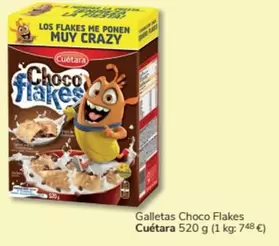 Oferta de Cuétara - Galletas Choco Flakes en Consum