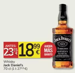 Oferta de Jack Daniel's - Whisky por 18,99€ en Consum