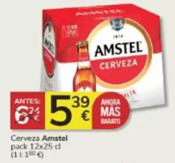 Oferta de Amstel - Cerveza por 5,39€ en Consum