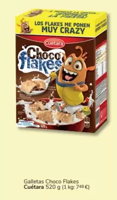 Oferta de Cuétara - Galletas Choco Flakes en Consum