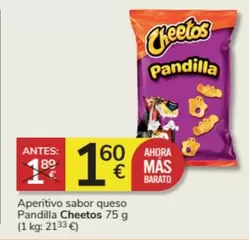 Oferta de Cheetos - Aperitivo Sabor Queso por 1,6€ en Consum