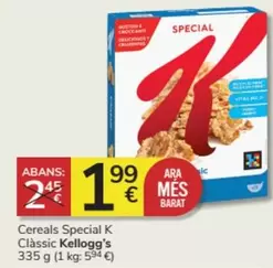 Oferta de Kellogg's - Cereals Special K Classic por 1,99€ en Consum