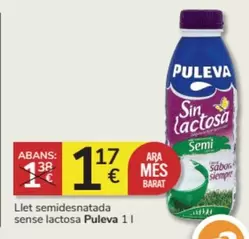 Oferta de Puleva - Llet Semidesnatada Sense Lactosa por 1,17€ en Consum