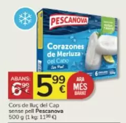 Oferta de Pescanova - Cors De Lluc Del Cap Sense Pell por 5,99€ en Consum