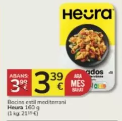 Oferta de Heura - Bocins Estil Mediterrani por 3,39€ en Consum