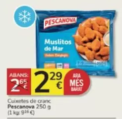 Oferta de Pescanova - Cuixetes De Cranc por 2,29€ en Consum