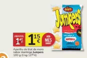 Oferta de Jumpers - Aperitiu De Blat De Moro Sabor Mantega por 1,15€ en Consum