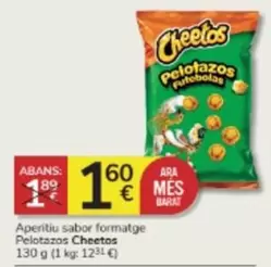 Oferta de Cheetos - Aperitiu Sabor Formatge Pelotazos por 1,6€ en Consum