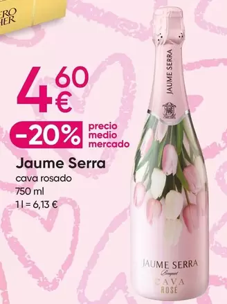 Oferta de Jaume Serra - Cava Rosado por 4,6€ en Pepco