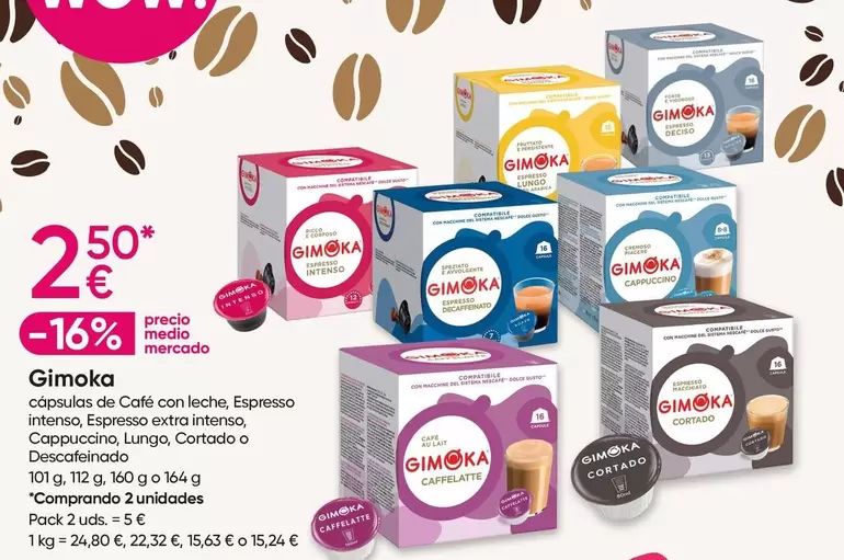 Oferta de Sistema - Capsules De Café Con Leche Espresso por 2,5€ en Pepco