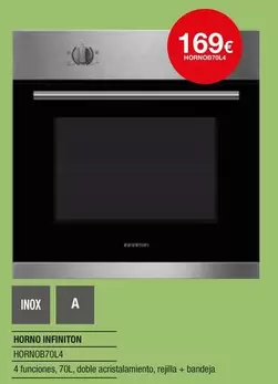 Oferta de Infiniton - Horno Infiniton por 169€ en Milar