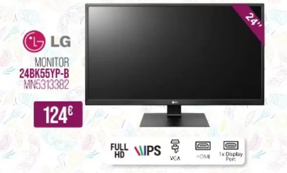 Oferta de LG - Monitor 24BK55YP-B por 124€ en MR Micro