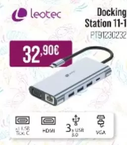 Oferta de LEOTEC - Docking Station 11-1  por 32,9€ en MR Micro