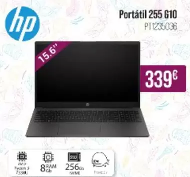 Oferta de HP - Portátil 255 G10 por 339€ en MR Micro