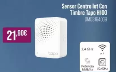 Oferta de Tapo - Sensor Centro Lot Con Timbre H100 por 21,9€ en MR Micro