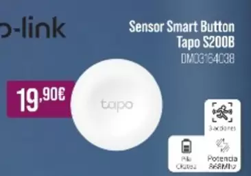 Oferta de Tapo - Sensor Smart Button S200B por 19,9€ en MR Micro