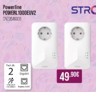 Oferta de Strong - Powerline Powerl1000EUV2 CN23516031  por 49,9€ en MR Micro