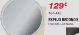 Oferta de Espejo Redondo por 129€ en Chafiras