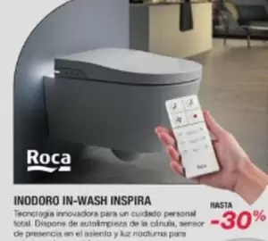 Oferta de Roca - Inodoro In-Wash Inspira en Chafiras