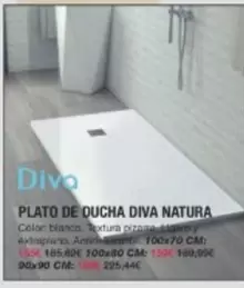 Oferta de Diva - Plato De Ducha Natura por 155€ en Chafiras