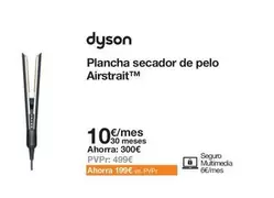 Oferta de Dyson - Plancha Secador De Pelo Airstrait™ en Orange