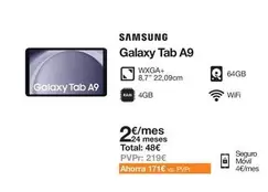 Oferta de Samsung - Galaxy Tab A9 en Orange