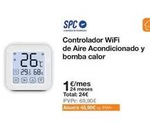 Oferta de SPC - Controlador WiFi De Aire Acondicionado Y Bomba Calor  por 24€ en Orange