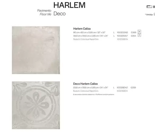 Oferta de Harlem Calza en Porcelanosa