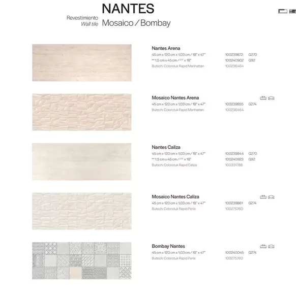 Oferta de Nantes en Porcelanosa