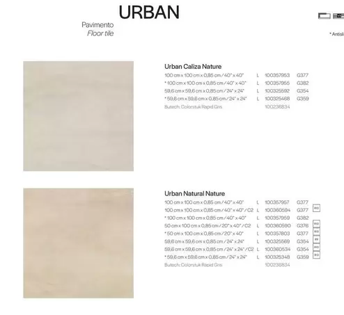 Oferta de Urban  en Porcelanosa