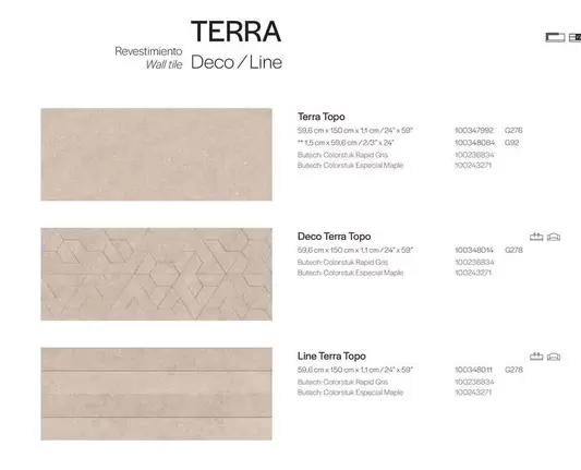 Oferta de Terra  en Porcelanosa