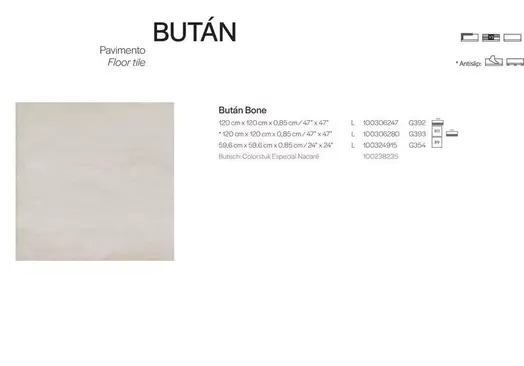 Oferta de Butan en Porcelanosa