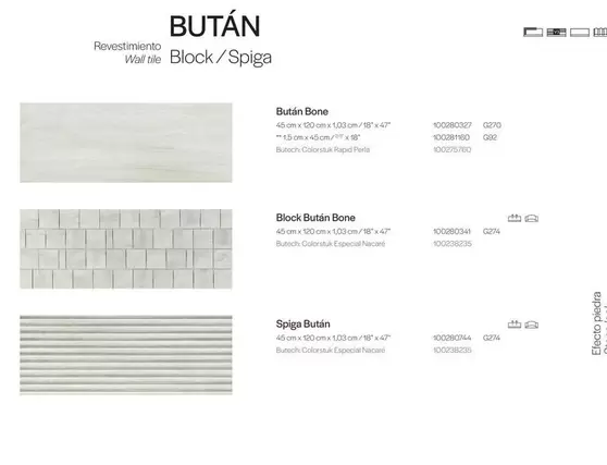 Oferta de Bután en Porcelanosa