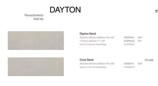 Oferta de Dayton Sand Revestimiento  en Porcelanosa