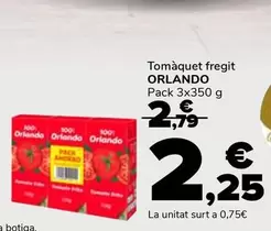 Oferta de Orlando - Tomàquet Fregit por 2,25€ en Supeco