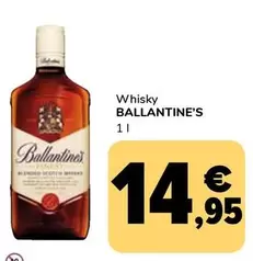 Oferta de Ballantine's - Whisky por 14,95€ en Supeco