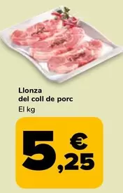 Oferta de Llonza Del Coll De Porc por 5,25€ en Supeco