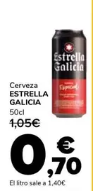 Oferta de Estrella Galicia - Cerveza por 0,7€ en Supeco