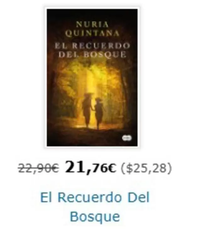 Oferta de El Recuerdo Del Bosque por 21,76€ en Agapea