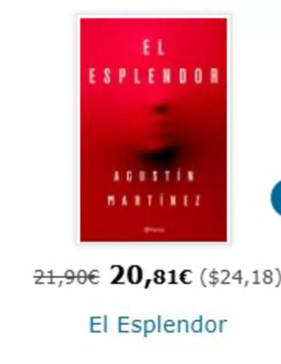 Oferta de El Esplendor por 20,81€ en Agapea