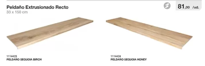 Oferta de Peldano Extrusionado Recto por 81€ en Distriplac