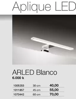 Oferta de Arled Blanco  por 40€ en Distriplac