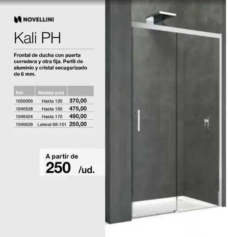 Oferta de Novellini - Kali Ph por 250€ en Distriplac